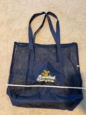 Savannah Bananas at Sea Navy Mesh beach Tote Bag